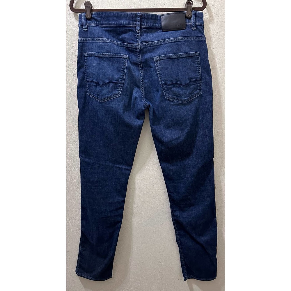 Boss Hugo Boss Men’s Jeans Size 33x32 (32x30.5) Stretch Straight Leg - Picture 2 of 11